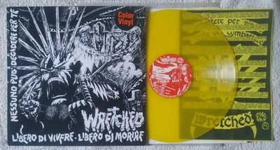 WRETCHED - FREE TO VIVRE.. - LP (1984) 1991 - (C/V EX+/EX+) Repress Lim.Ed.