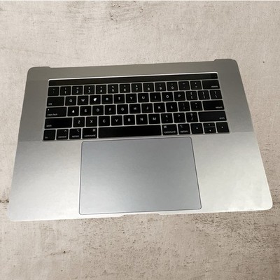 15'' MacBook Pro  A1990 2018 Palmrest Keyboard Touchpad Silver Genuine TESTED