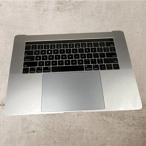 15" MacBook Pro  A1990 2018 Palmrest Keyboard Touchpad Silver Genuine TESTED