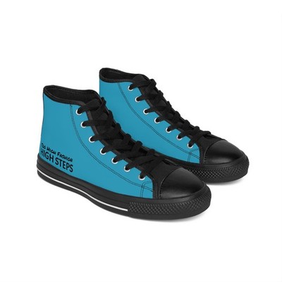 HIGH STEPS | Women's High-top Sneakers | Light Blue