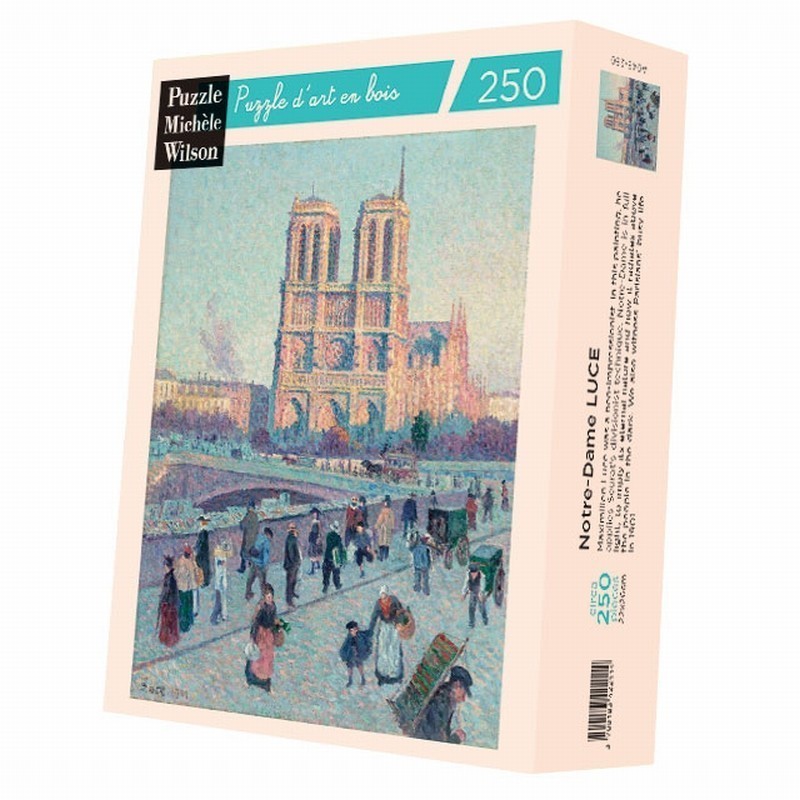 Puzzle bois 250 pièces Notre Dame Maximilien Luce pour une soirée détente à la maison