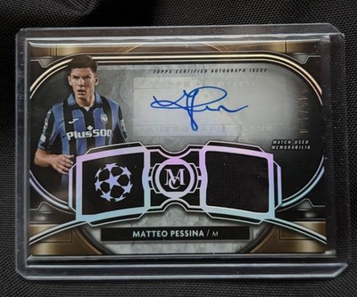 Topps Museum Collection UCL 21/22 - Matteo Pessina - Auto Relic /250 - Atalanta