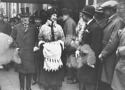 British Prime Minister Stanley Baldwin With His Wife Lucy At Queens Old Photo