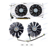 For ASUS GTX1070 1060 8GB DUAL Snow Leopard Graphics Card Fan PLD09210S12HH