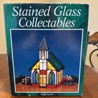 Vintage Stained Glass Family Chapel Light Lamp 90s Tiffany Style Church New