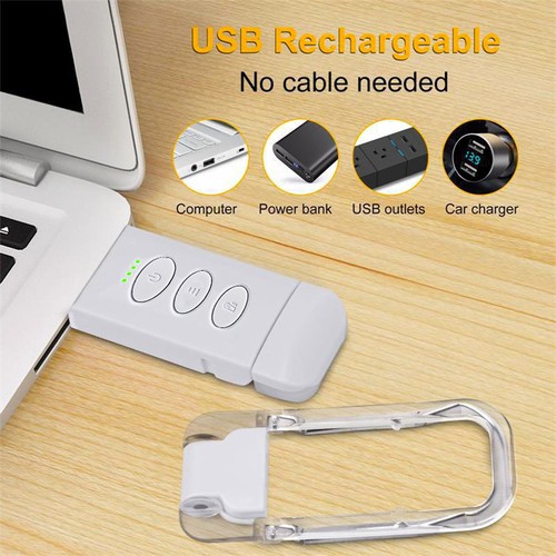 USB Wiederaufladbar LED Buchlampe Schreibtisch Helligkeit Clip Lesen Tisch For 3 - Bild 4 von 11