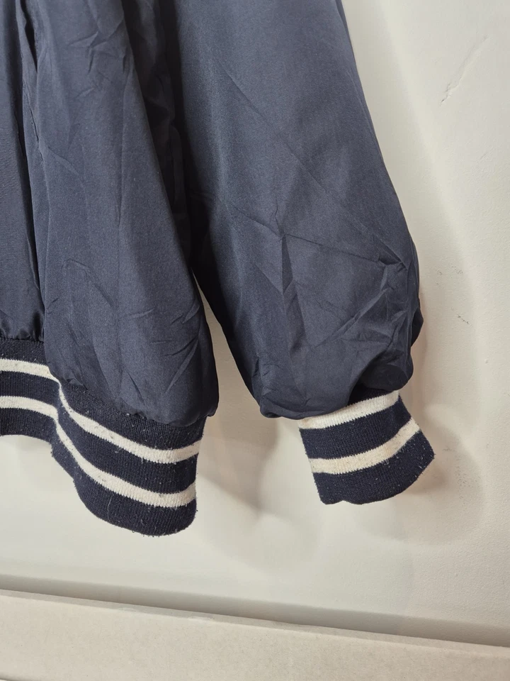 Vintage JH Design New York Yankees Varsity Jacket Reversible 5X – Rare Size - Image 2 of 4