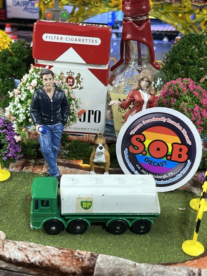 Petrolero Lesney Matchbox Años 60 Leyland BP Nº 32 Verde Diecast USADO EXCELENTE ESTADO Foto 2 de 4