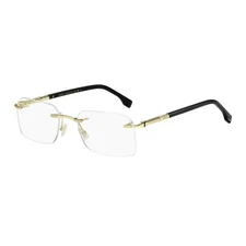 Hugo Boss BOSS 1551/A 0RHL 00 Gold/Black 54mm Eyeglasses New Authentic