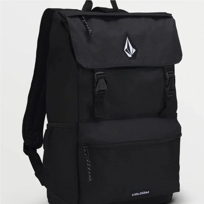 NEW! VOLCOM Trapper BACKPACK BLACK BAG School BEACH Travel SKATE Element STONE