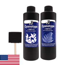 Jacquard Cyanotype Kit - Photographic Blueprints on Paper Fabric - 2 Component