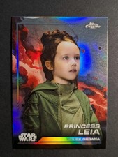     2024 Topps Chrome Star Wars Refractor Princess Leia 69    