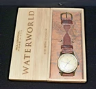 1995 WATERWORLD Wrist Watch Movie Promo w/ Box NOS MCA/Universal Studios