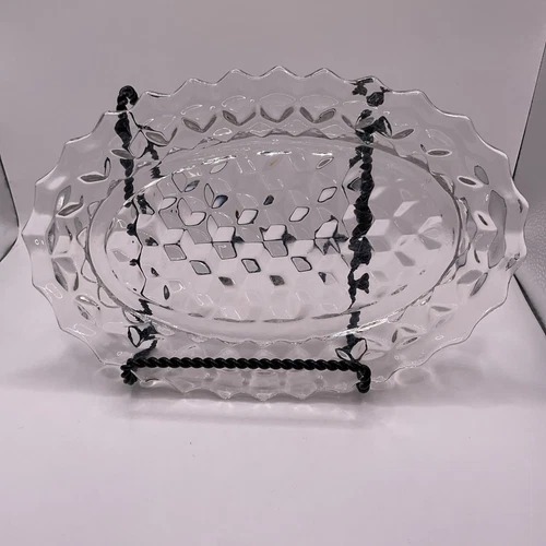 1 Fostoria American Oval Plate