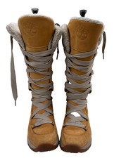 Timberland Mabel Town Women's Snow Boots Waterproof A1ZRU Wheat Nubuck Leather 8