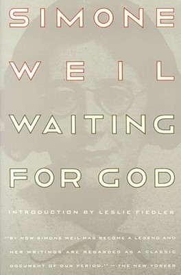Waiting for God Reissue Paperback Simone Weil