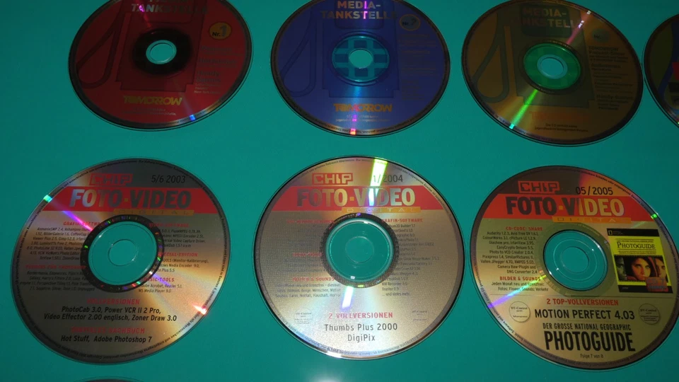 Vintage Konvolut CD DVD Video-Bearbeitung ULEAD CHIP PCgo! PC PROFESSIONELL - Bild 3 von 4