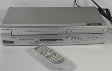 Sylvania DVD VCR Combo Player 4-Head 19 Micron VHS Recorder HQ Video w/Remote