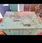 Primitive Virginia Jelly Cupboard Old Apple Green Paint  — photo 2