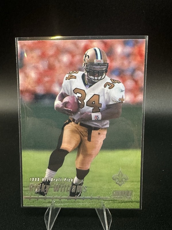 Topps Stadium Club 1999 Ricky Williams #170 Rookie New Orleans Saints Football
