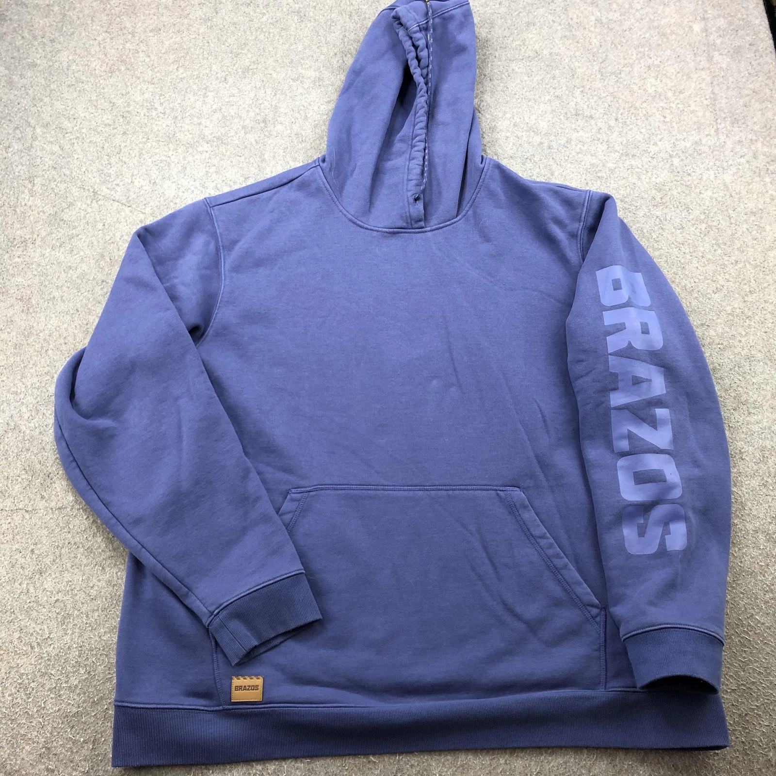 Brazos Hoodie Mens 2XL Blue Pullover Sweatshirt Fleece Lined Kangaroo Pocket
Opens in a new window o