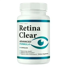 (1-5 Pack) Retina Clear – Retina Clear Capsules For Eyes 60 Count Vision Care