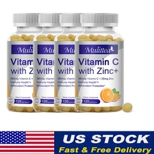 Vitamin C Capsules Immune Support 360mg-120-480 Capsules High Absorption