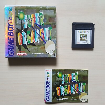Super Breakout in OVP mit Anleitung Nintendo GameBoy Color Spiel Boxed