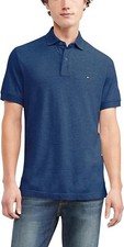 Tommy Hilfiger Mens 1985 Classic Fit Short Sleeve Polo Shirt, Navy, S