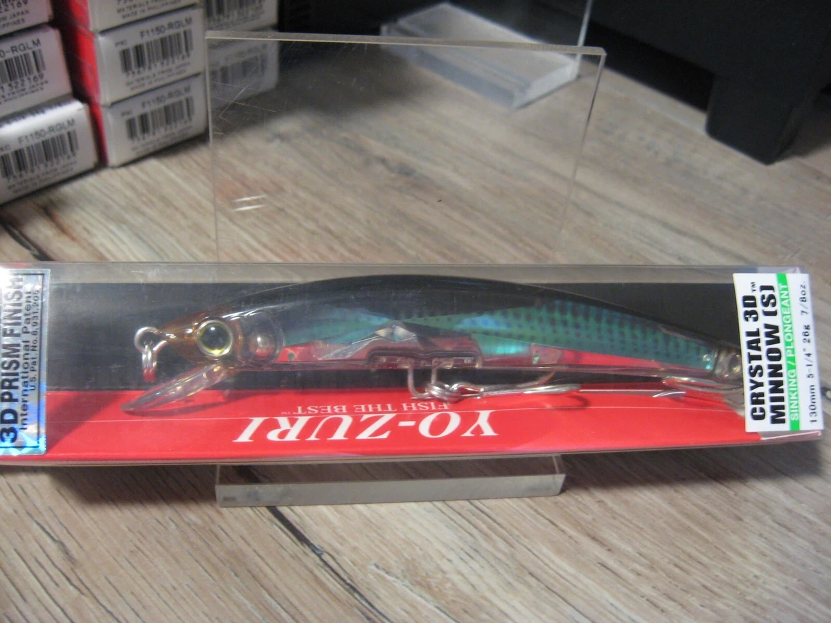 Leurre Yo Zuri Crystal Minnow S 90 Mm – Coulant, 10 G, Grelot, Couleur HIW, Eau Douce