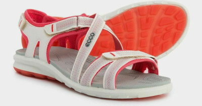 New Women`s ECCO Cruise Baja Sandals  EUR 39 Shadow White Teaberry
