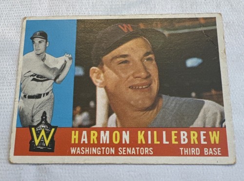 1960 Topps Harmon Killebrew #210 Washington Senators - Z3 - Imagen 1 de 8