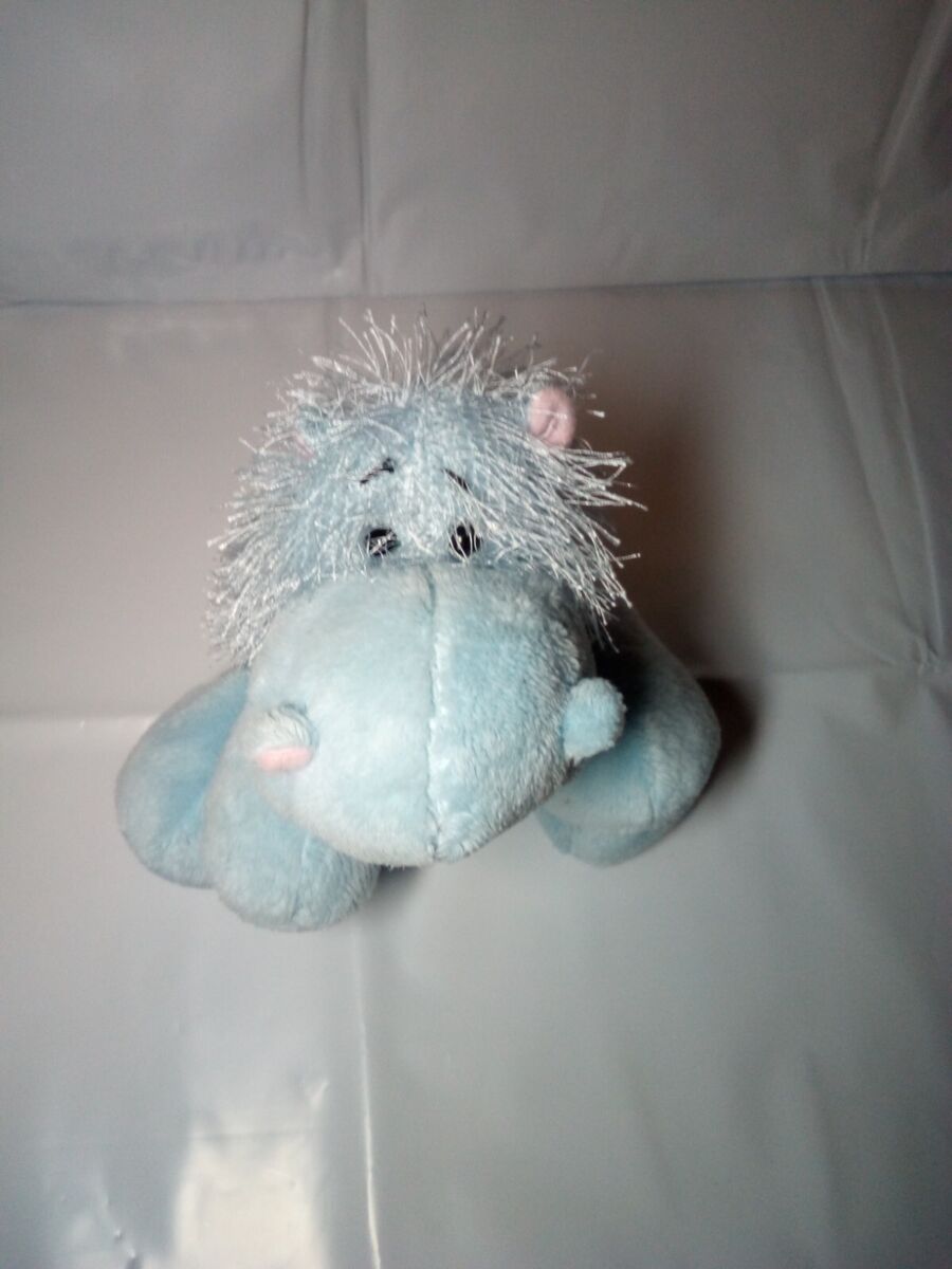 GANZ Webkinz HM009 Blue Hippo Plush 7 GANZ Webkinz HM009 Blue Hippo Plush 7