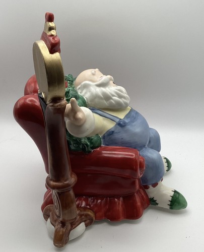Kurt Adler Christmas Santa Claus Music Box Vtg Retired Rare Plays Sc Coming Town - Picture 4 of 8