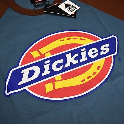 NWT Supreme Dickies Raglan Sleeve Logo Baseball T-Shirt NWT Supreme Dickies Raglan Sleeve Logo Baseball T-Shirt