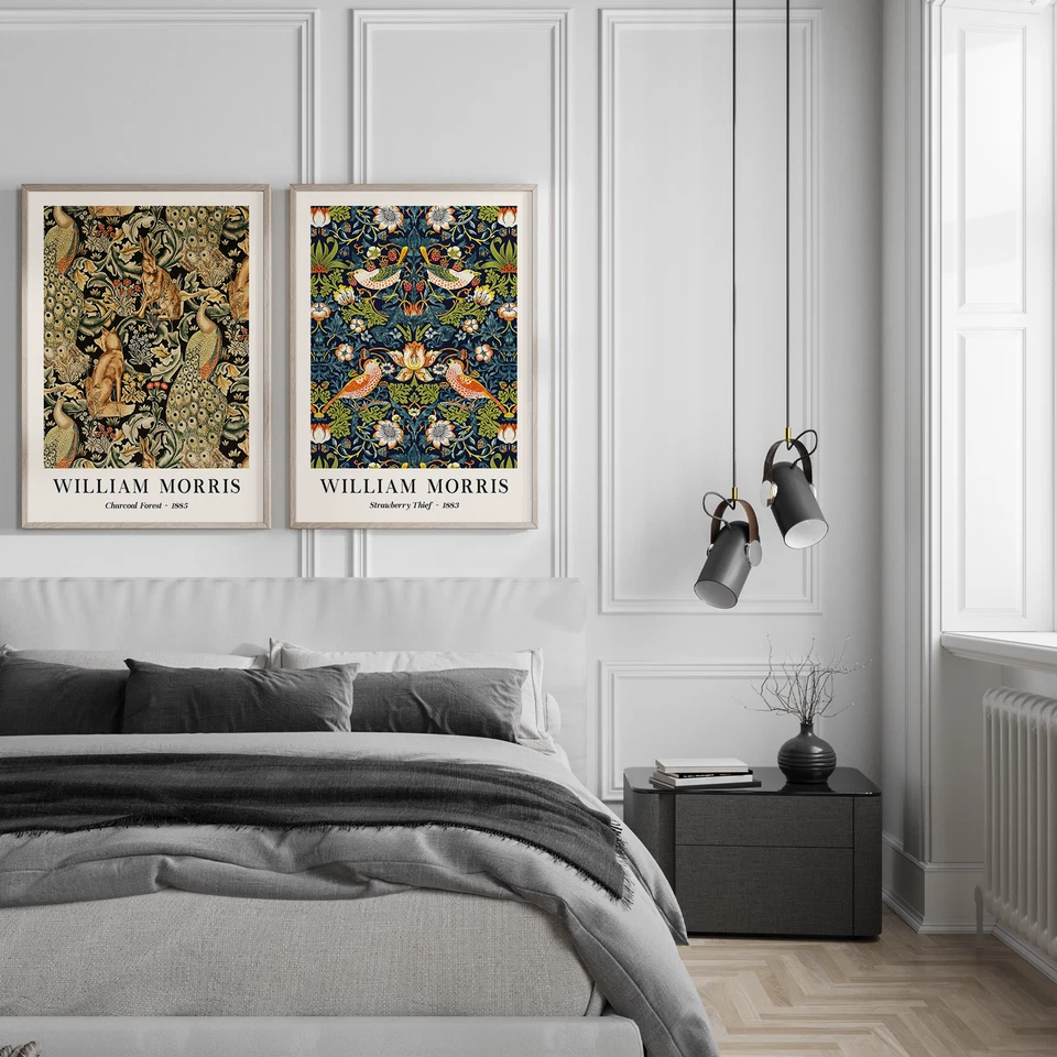 William Morris Print Set of 3 Wall Art Posters Nature Home Room Gift - Image 3 of 4