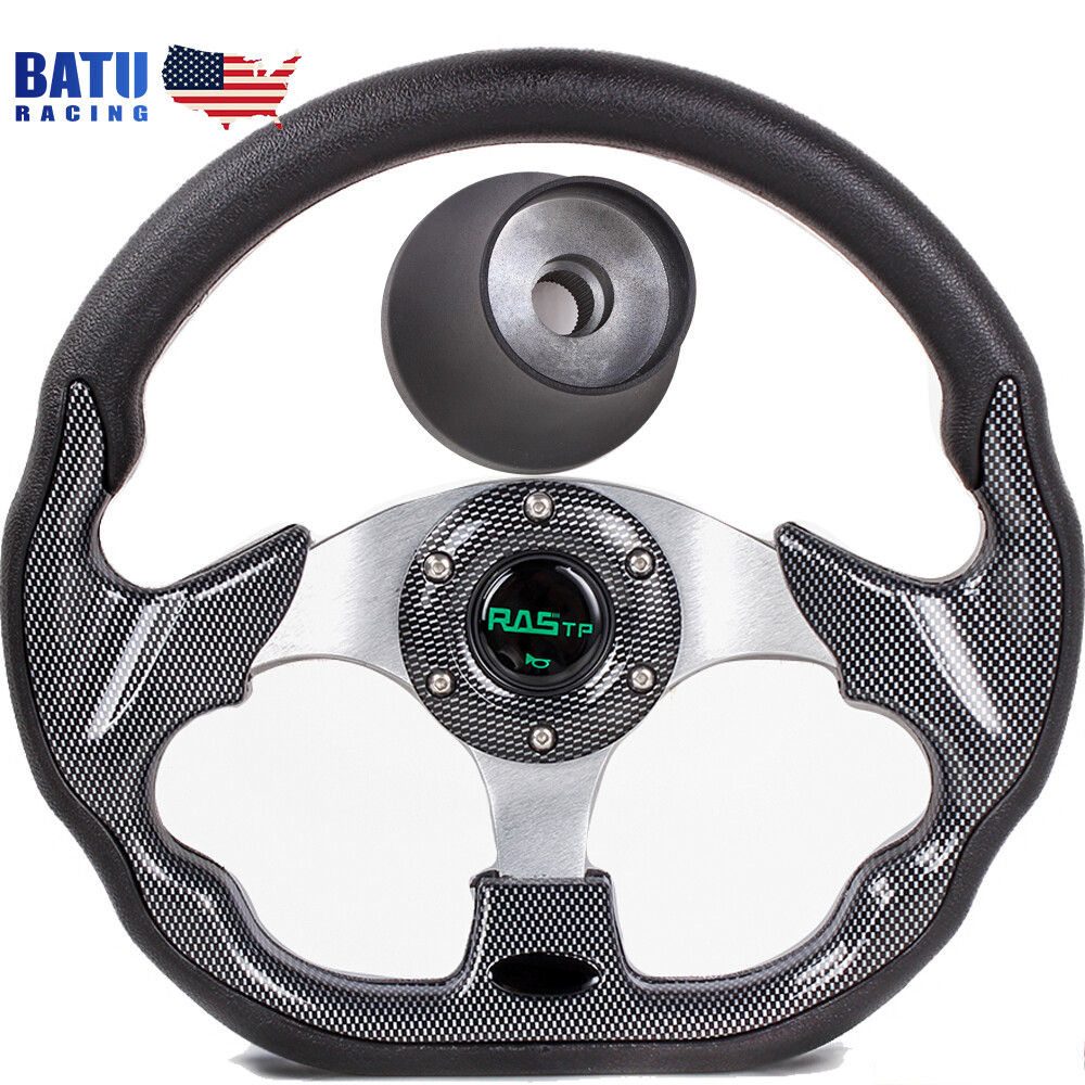Cart Steering Wheel With Hub Adapter For Ezgo Txt Rxv