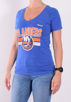 Reebok Damen Bluse Hemd Top Shirt Blouse Gr.M (DE 38) New York Islanders 90377