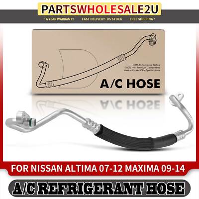 A/C Refrigerant Discharge Hose Assy for Nissan Altima 07-12 Maxima 09-14 3.5L