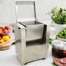 Automatic Horizontal Meat Stuffing Mixer 10.5Gal Commercial Mixing Machine