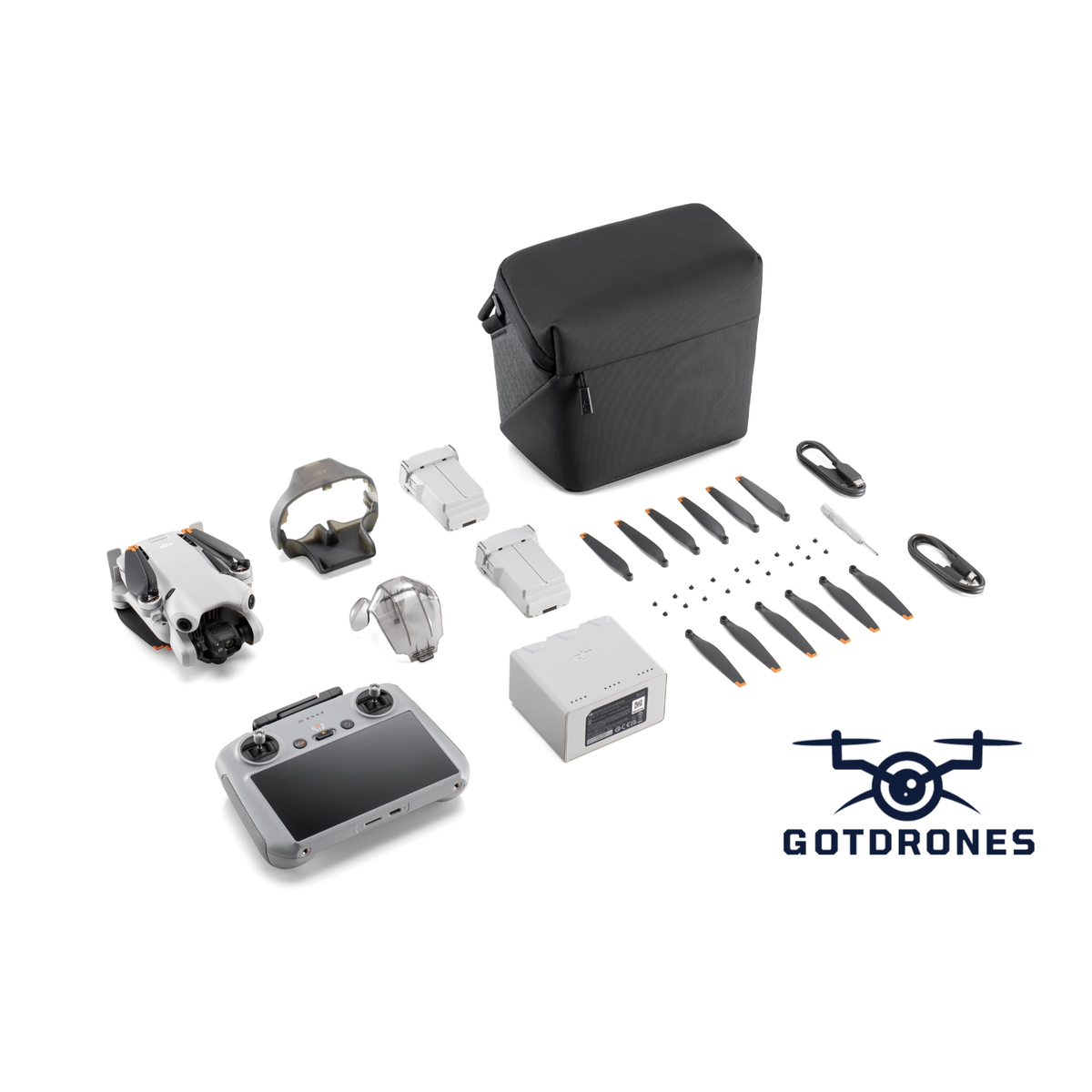 NEW DJI Mini 4 Pro Fly More Combo PLUS (DJI RC 2) Incl 3 Plus