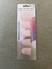 Sassy + Chic Soak Off Nail Caps 5 Piece Reusable Set NEW
