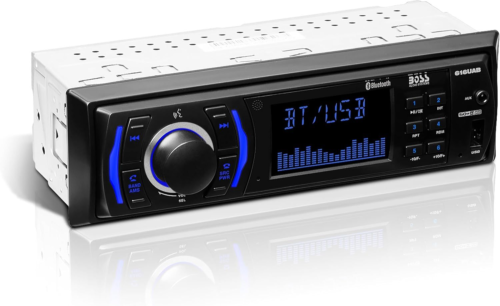 BOSS Audio Systems 616UAB Car Stereo With Bluetooth - Single DIN, MP3, Black - Picture 1 of 6