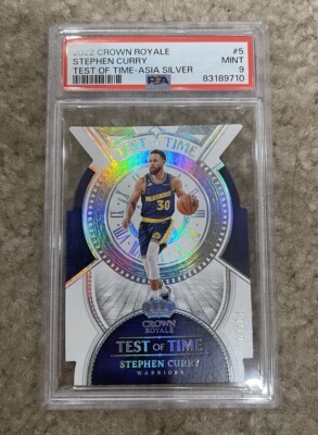 2022-23 Panini Crown Royale Stephen Curry Test of Time Asia Silver