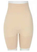 SPANX 2119 High Waist Soft Nude Higher Power Tummy Control Shorts Size 3X