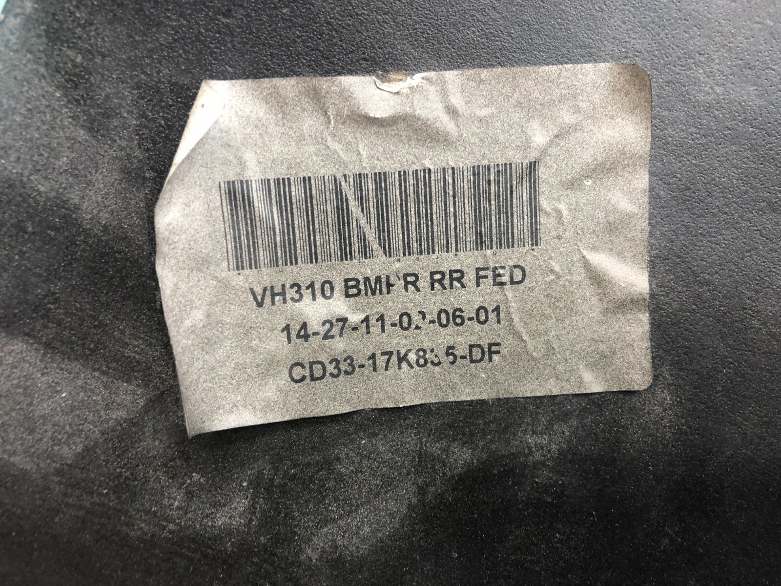 2014-2018 Aston Martin Vanquish Rear Bumper Cover CD33-17K835-CG OEM 14 15 16 17