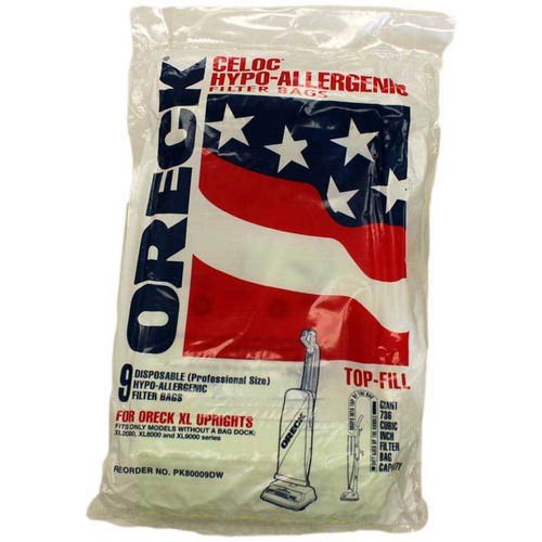 Bolsas de vacío originales Oreck PK8000-9DW XL *HIPOALERGÉNICAS* # PK80009DW - Imagen 2 de 4