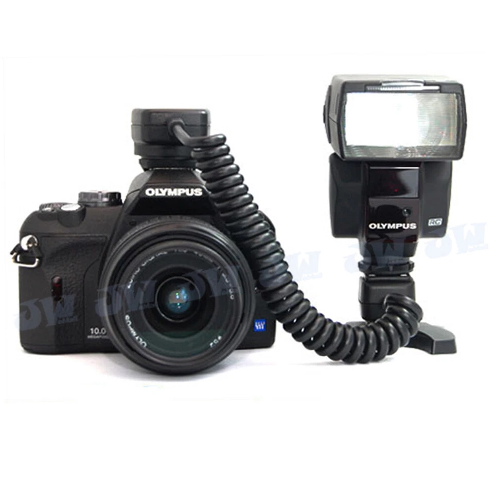 JJC 1.4m TTL Off Camera Flash Extension Cord Cable for Olympus Speedlite - Image 3 of 4