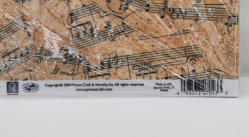 Vellum Junk Journal Scrapbook Paper Music Score Vintage Style 12"x12" 25 Sheets - Picture 2 of 4