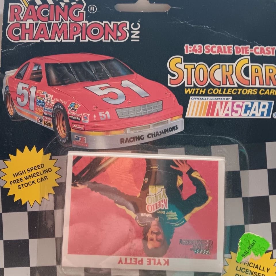Kyle Petty 1991 #42 Mello Yello Nascar Diecast 1/64 Tarjeta al revés Foto 2 de 4